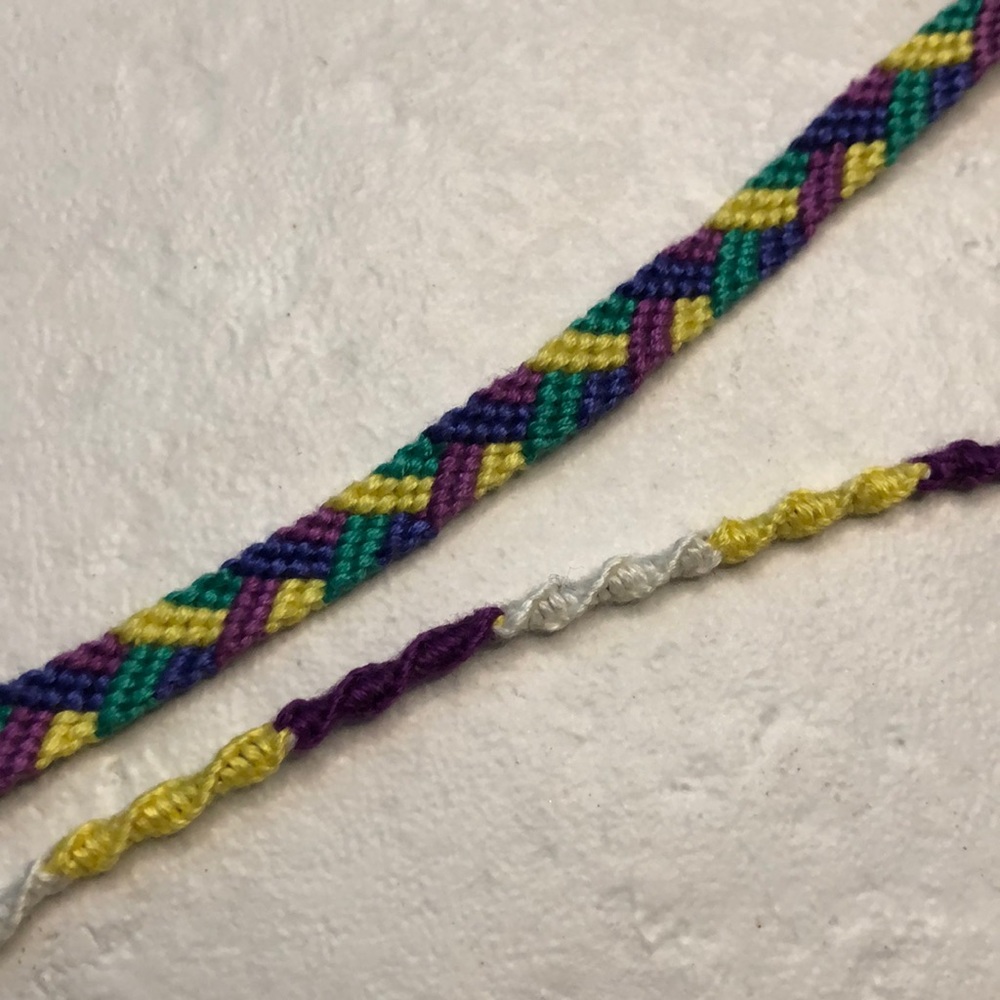 Purple + Yellow Bracelets